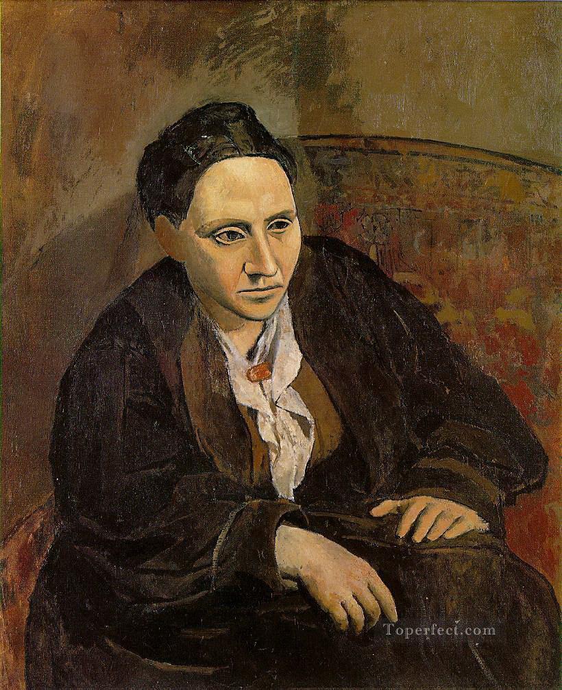 Portrait of Gertrude Stein 1906 Pablo Picasso Oil Paintings